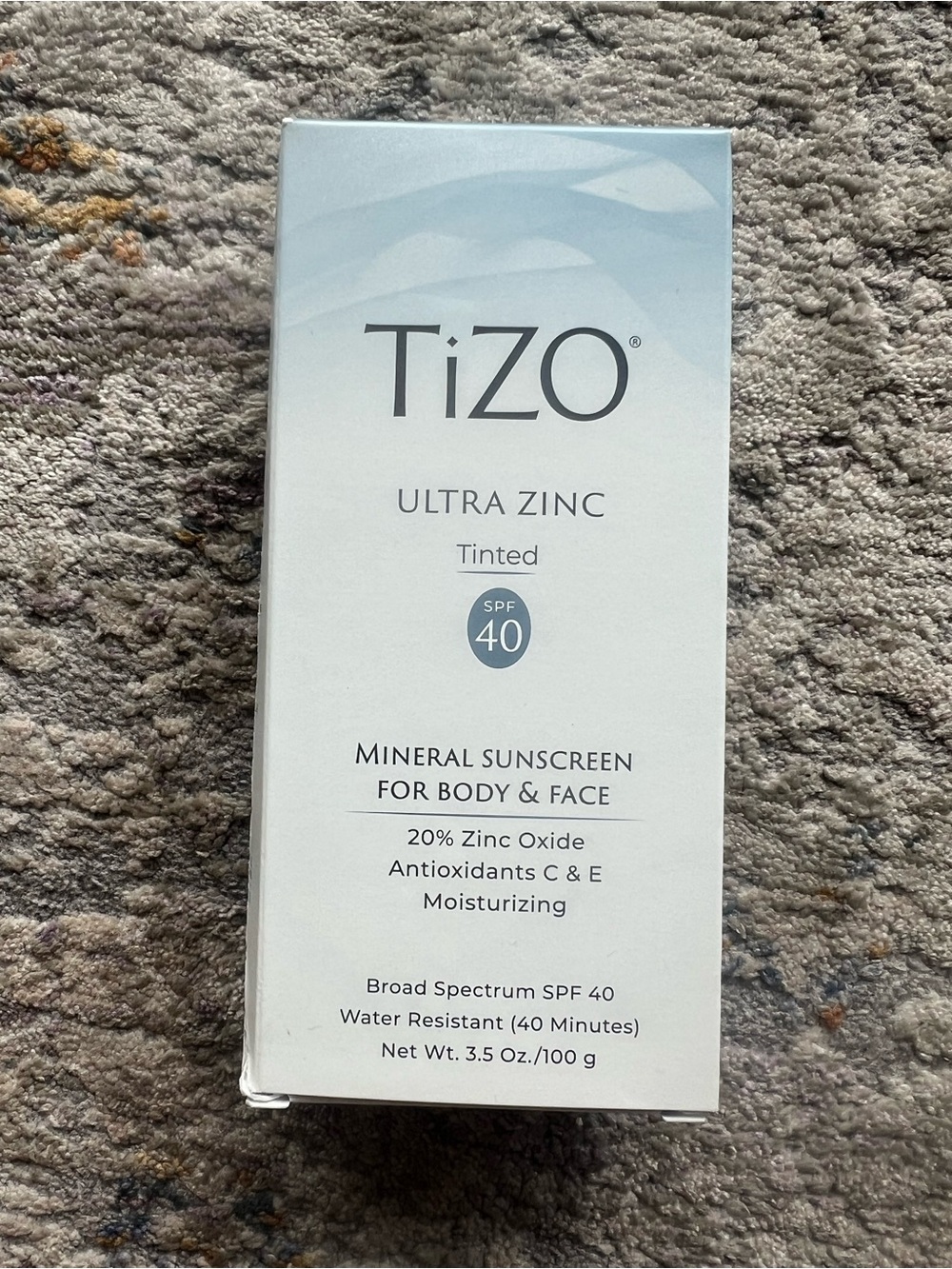 Tizo Ultra Zinc Tinted Mineral Sunscreen SPF 40